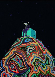 Cavalcante Leonardo, Trono . 2014, Gouache sobre papel, 32 x 24 cm